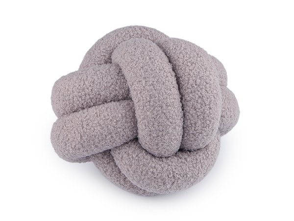 Dekorační polštář uzel boucle Ø20 cm