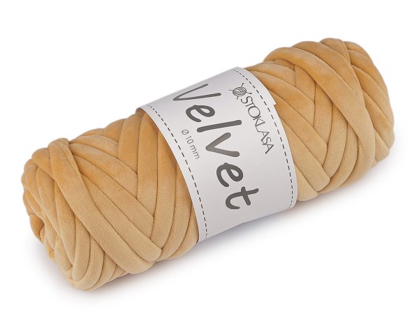 Příze Marshmallow silná Velvet Ø10 mm 500 g