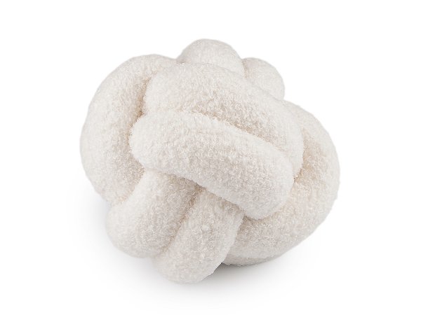 Dekorační polštář uzel boucle Ø20 cm