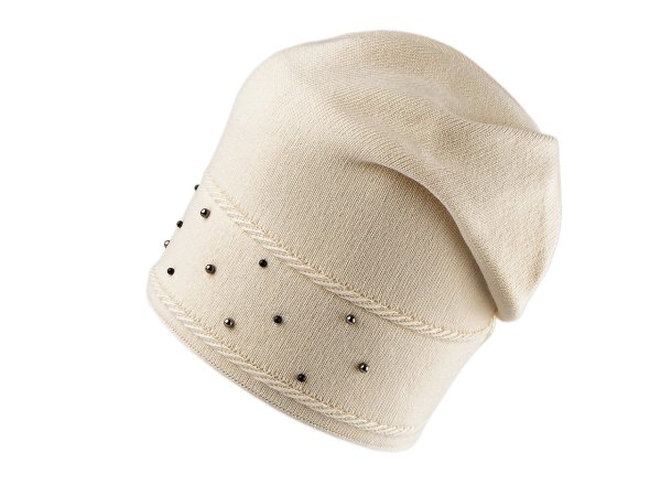 Dámská / dívčí zimní čepice s perlami Lamblook