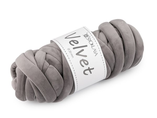 Příze Marshmallow silná Velvet Ø20 mm 500 g