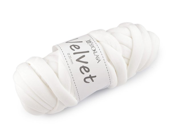 Příze Marshmallow silná Velvet Ø20 mm 500 g