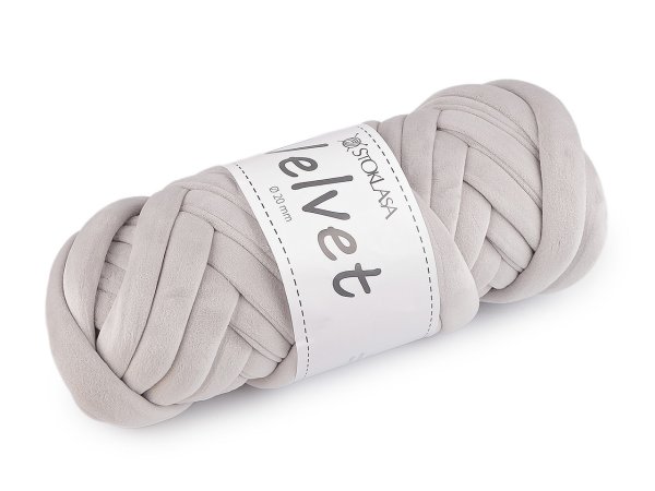 Příze Marshmallow silná Velvet Ø20 mm 500 g