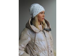 Dámská / dívčí zimní čepice s perlami Lamblook