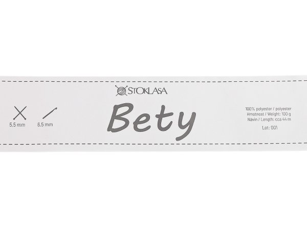 Pletací žinylková příze Bety 100 g