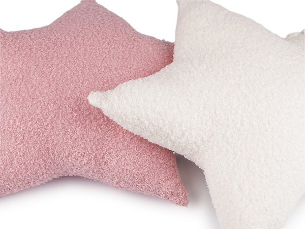Dekorační polštář hvězda buklé Ø40 cm