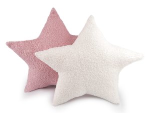 Dekorační polštář hvězda buklé Ø40 cm