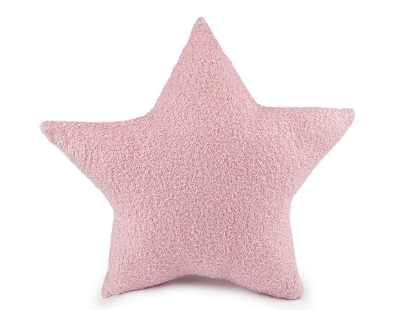 Dekorační polštář hvězda buklé Ø40 cm