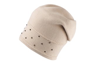 Dámská / dívčí zimní čepice s perlami Lamblook