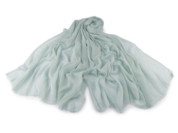 Letní šátek / šála / pléd jednobarevný 90x175 cm