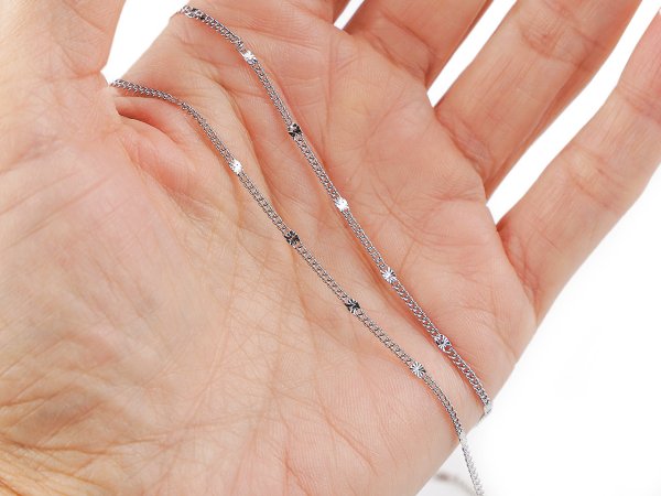 Řetízek z nerezové oceli zdobený 2 mm metráž