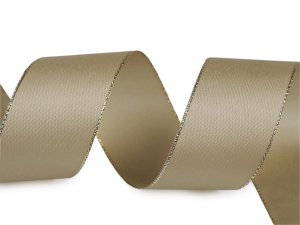 Stuha taftová s lurexem šíře 40 mm