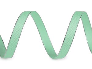 Stuha taftová šíře 9 mm s lurexem