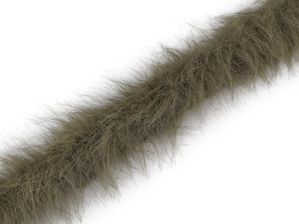Všívací oděvní / dekorační kožešina kulatá šíře 5 cm