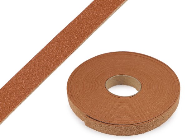 Ucha na tašky z eko kůže šíře 15 mm - polotovar