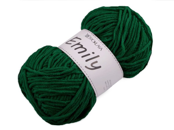 Pletací žinylková příze Emily 100 g