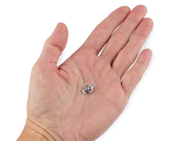 Bižuterní zapínání z nerezové oceli 8x14 mm