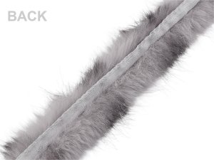 Všívací oděvní / dekorační kožešina kulatá zvířecí vzor šíře 4,5 cm