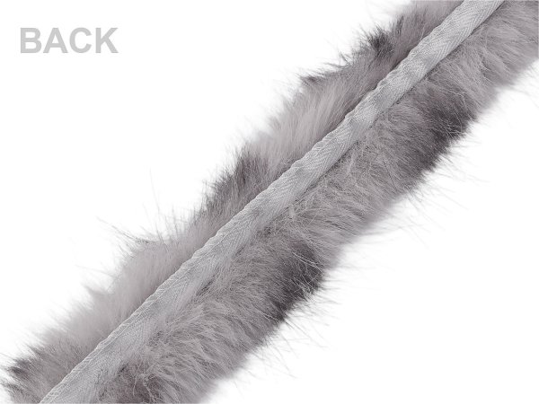 Všívací oděvní / dekorační kožešina kulatá zvířecí vzor šíře 4,5 cm