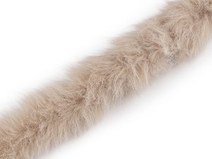 Všívací oděvní / dekorační kožešina kulatá šíře 5 cm