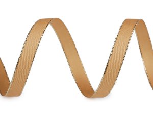 Stuha taftová šíře 9 mm s lurexem