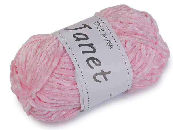 Pletací žinylková příze Janet 100 g