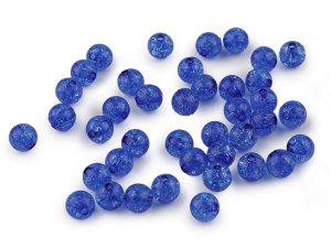 Plastové korálky kraklované Ø8 mm