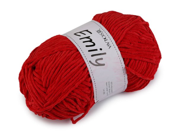 Pletací žinylková příze Emily 100 g