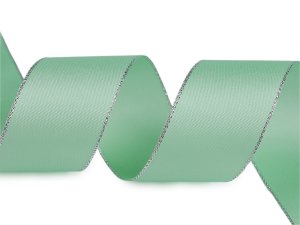 Stuha taftová s lurexem šíře 40 mm