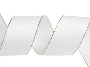 Stuha taftová s lurexem šíře 40 mm