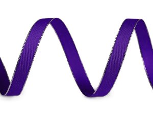 Stuha taftová šíře 9 mm s lurexem