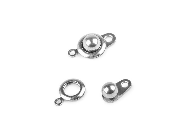 Bižuterní zapínání z nerezové oceli 8x14 mm