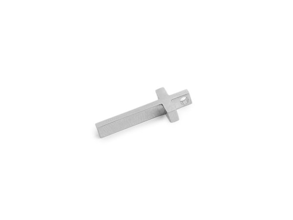 Přívěsek z nerezové oceli křížek 10x21 mm