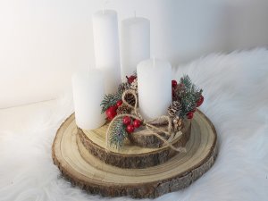 Vánoční věneček na svíčku Ø20 cm