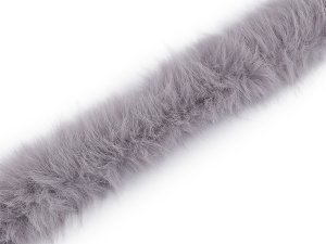 Všívací oděvní / dekorační kožešina kulatá šíře 5 cm