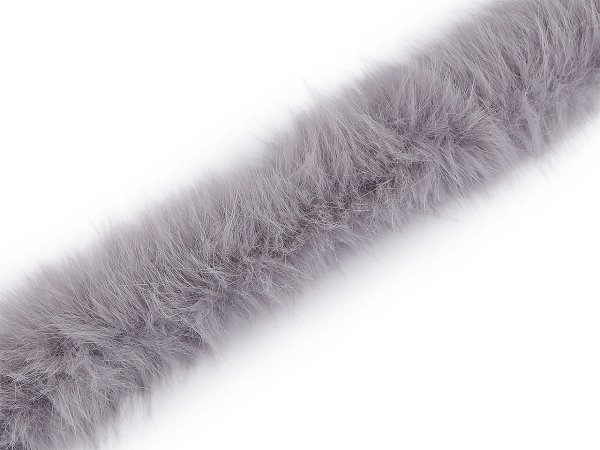 Všívací oděvní / dekorační kožešina kulatá šíře 5 cm