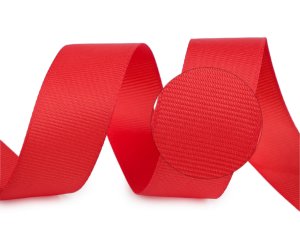 Rypsová stuha ve vánočních barvách šíře 25 mm