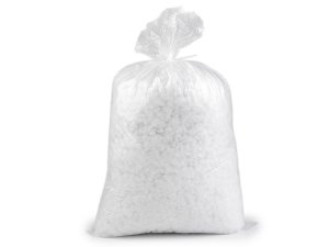Výplň - kuličky z dutého vlákna nebělené 500 g