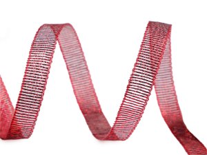 Brokátová stuha s lurexem šíře 10 mm