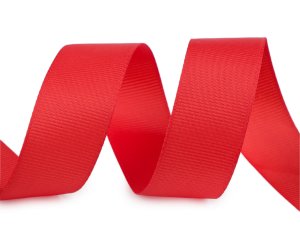 Rypsová stuha ve vánočních barvách šíře 25 mm