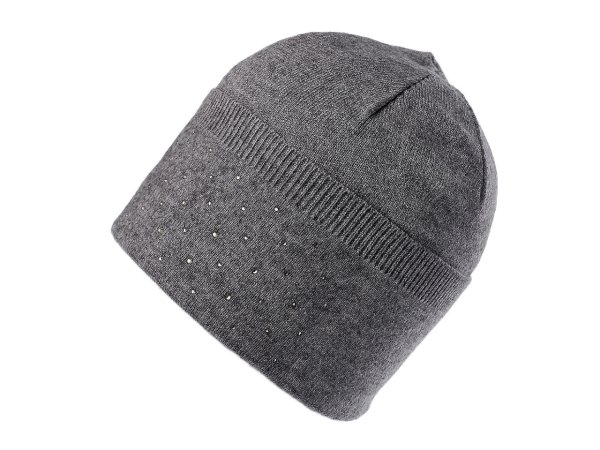 Dámská čepice s kamínky