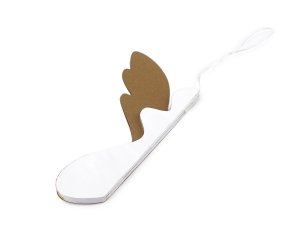 Papírový skládací anděl k zavěšení 17 cm
