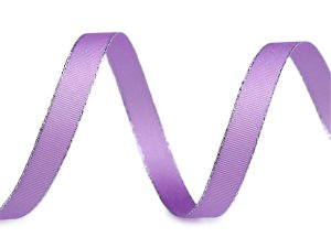 Stuha taftová šíře 9 mm s lurexem