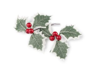 Umělá větvička s šípky, cesmína na drátku