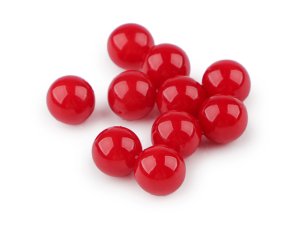 Dekorační kuličky / perly bez dírek k nalepení  Ø8; 10 mm