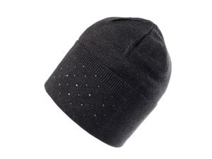 Dámská čepice s kamínky