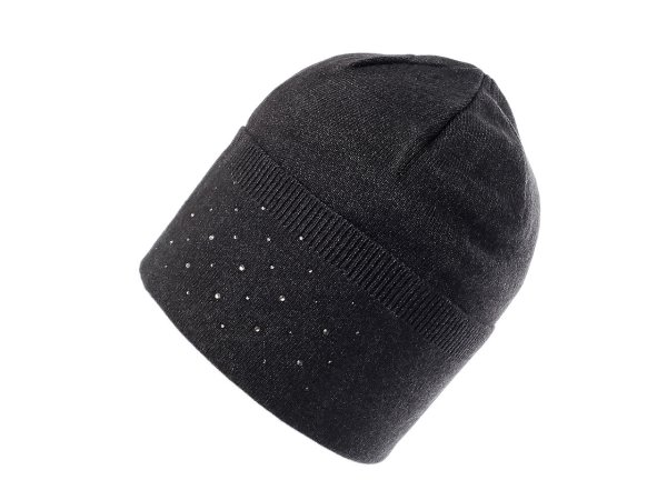 Dámská čepice s kamínky