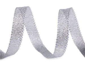 Brokátová stuha s lurexem šíře 10 mm