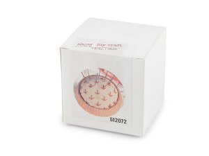 Kreativní sada na výrobu jehelníčku s dřevěným podstavcem