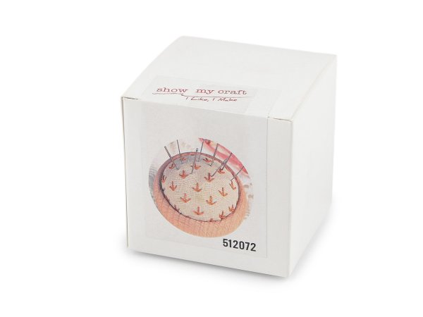 Kreativní sada na výrobu jehelníčku s dřevěným podstavcem